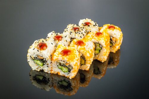 Lachshaut Roll